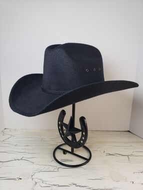 Hat Biz Cowboy Hat in Black - Youth size M (6-1/2)